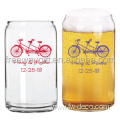 beer can shaped glasses custom logo